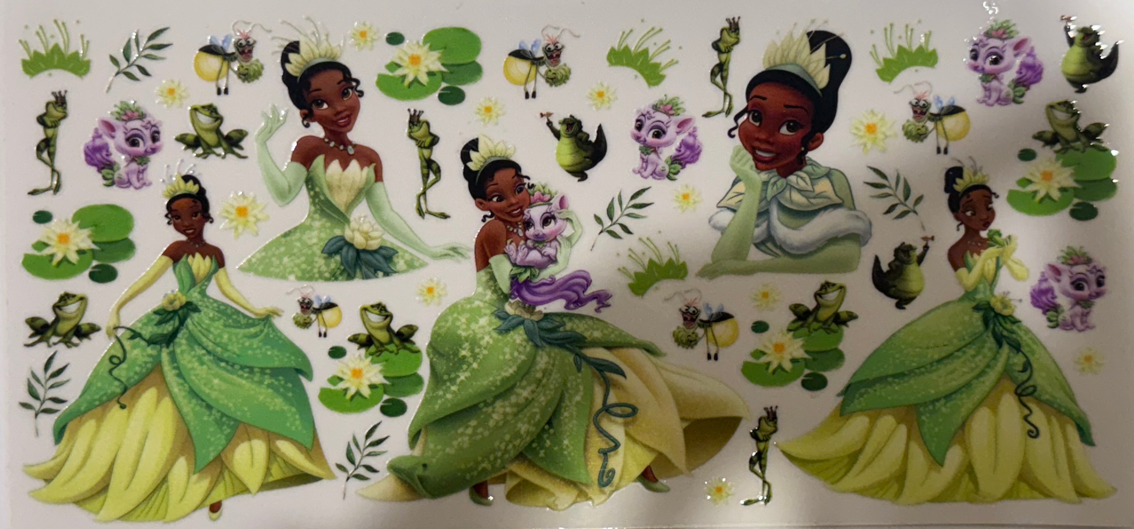 Princess and the Frog 16oz Uv DTF Wrap