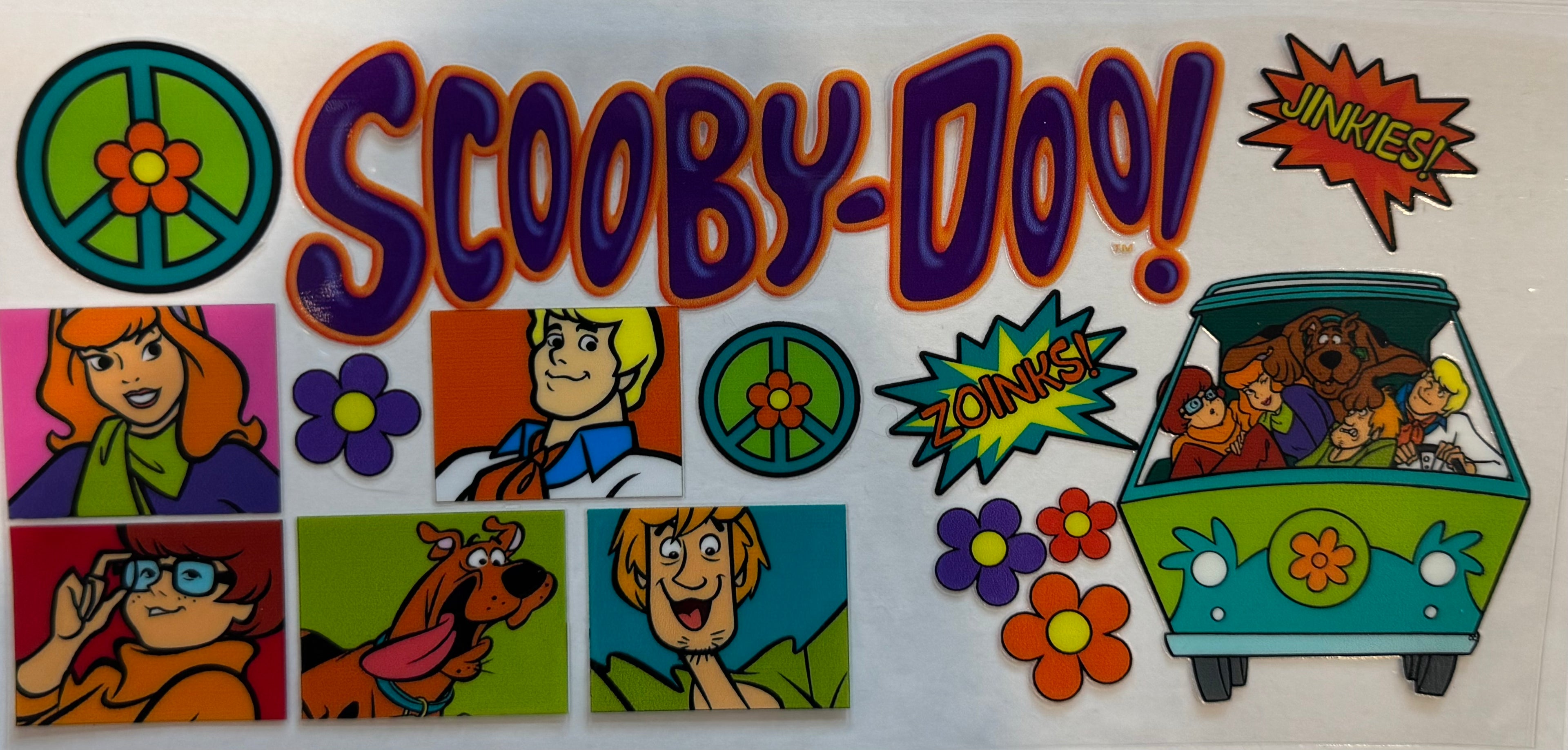 Scooby Doo 16oz Uv DTF Wrap