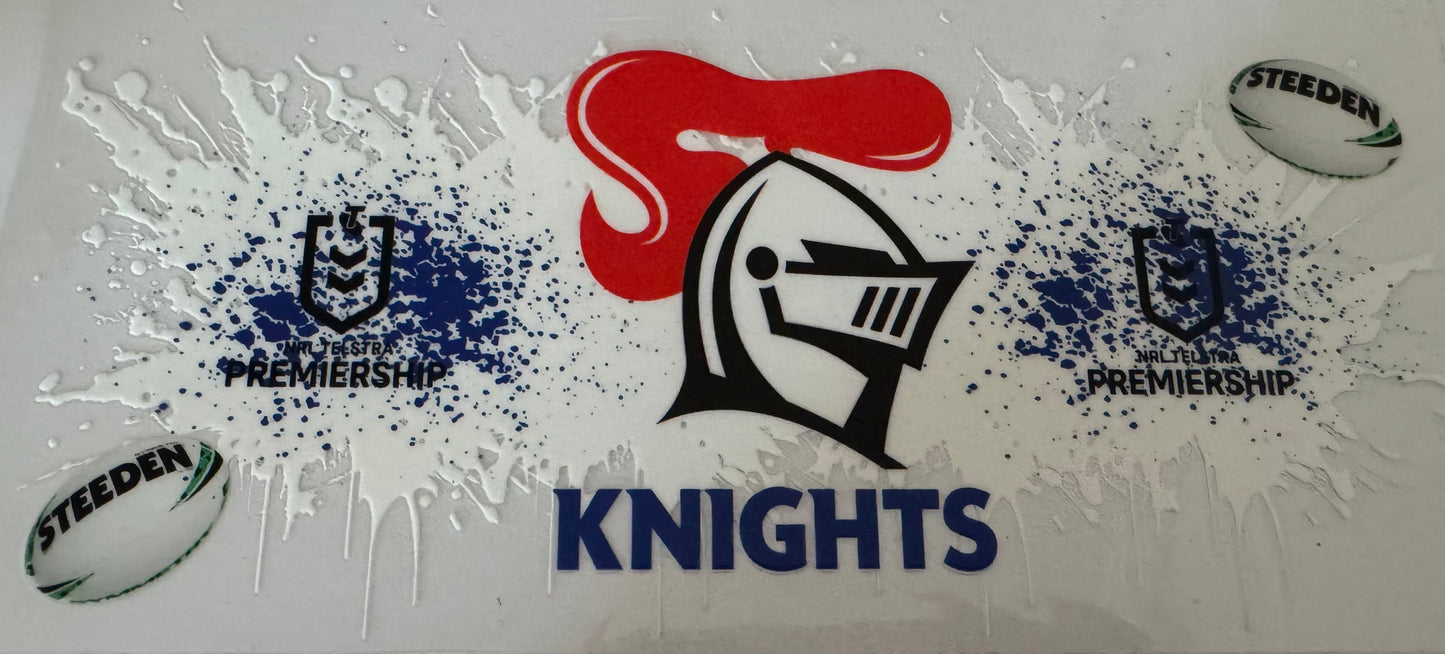 New Castle Knights 16oz Uv DTF Wrap