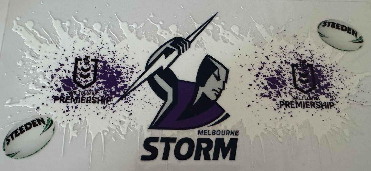 Melbourne Storm 16oz Uv DTF Wrap