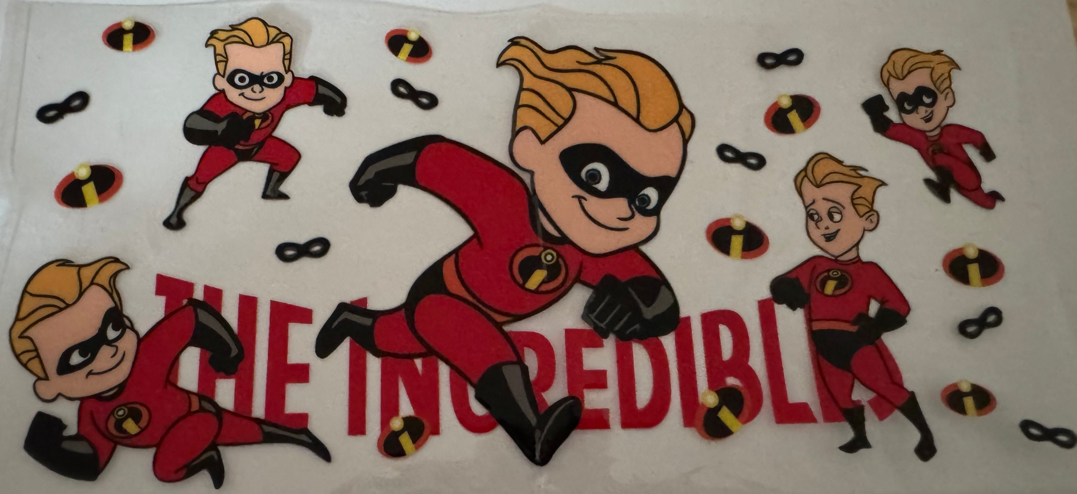 The incredibles 16oz Uv DTF Wrap