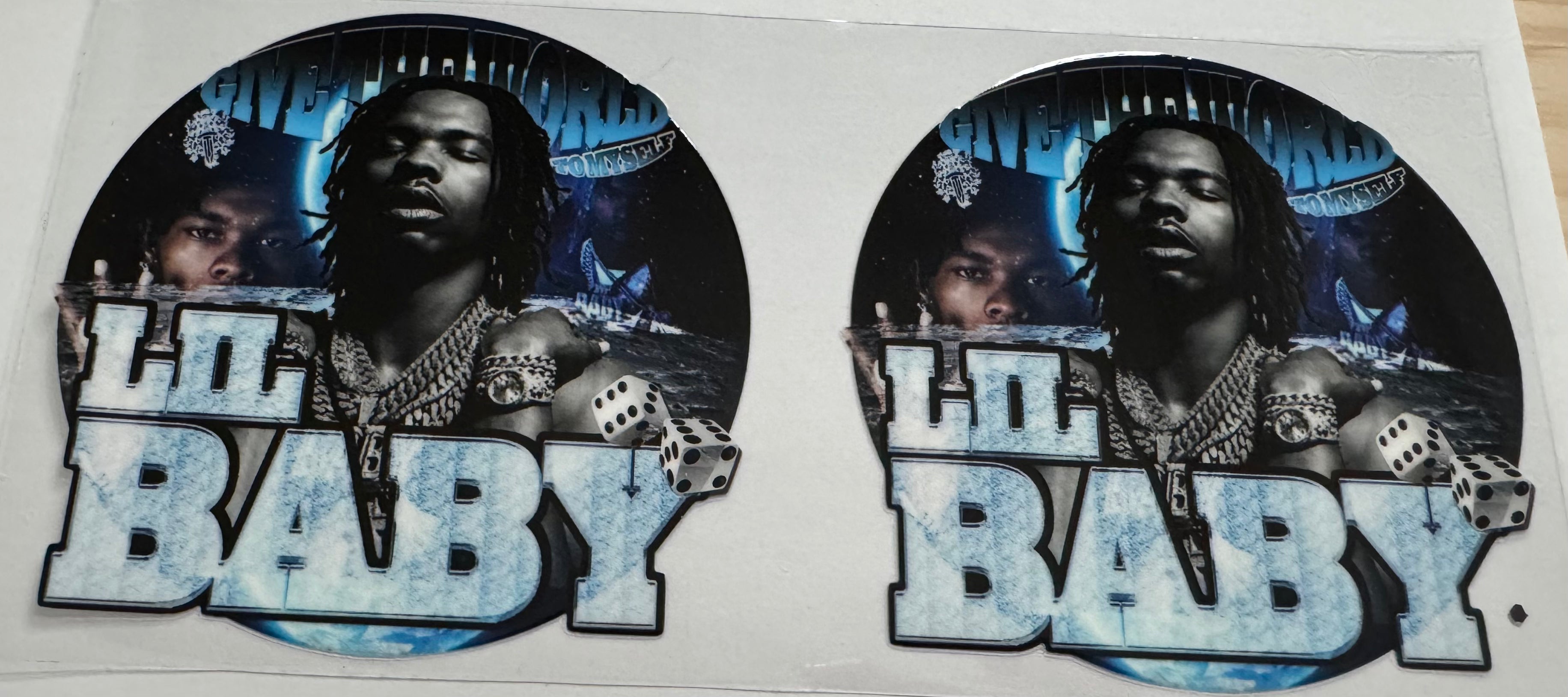 Lil Baby 16oz Uv DTF Wrap