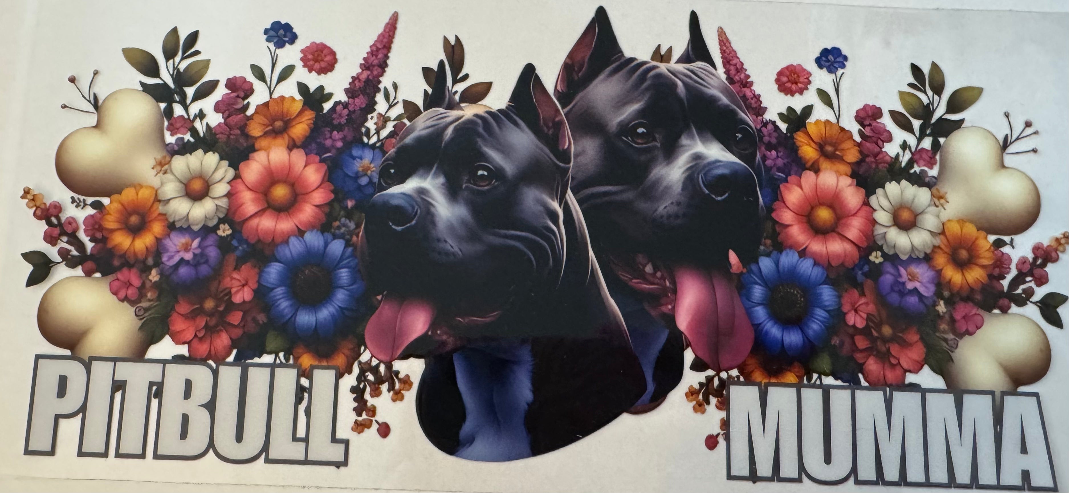 Pitbull Mumma 16oz Uv DTF Wrap