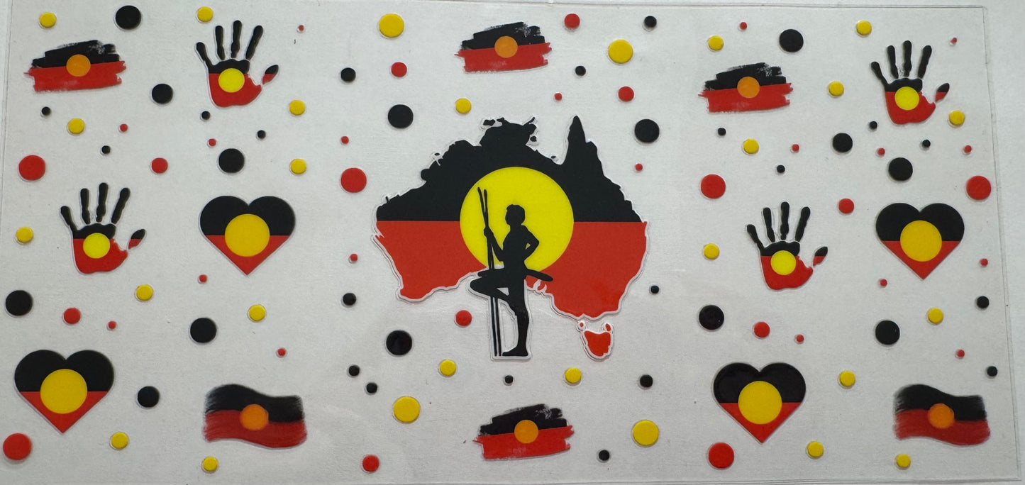 Aboriginal 16oz Uv DTF Wrap #8