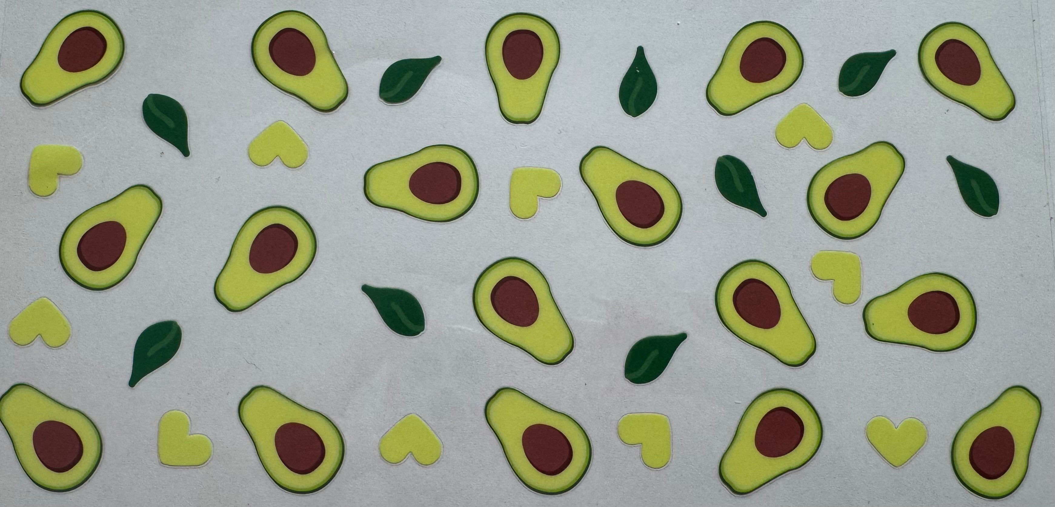 Avocado 16oz Uv DTF Wrap #2