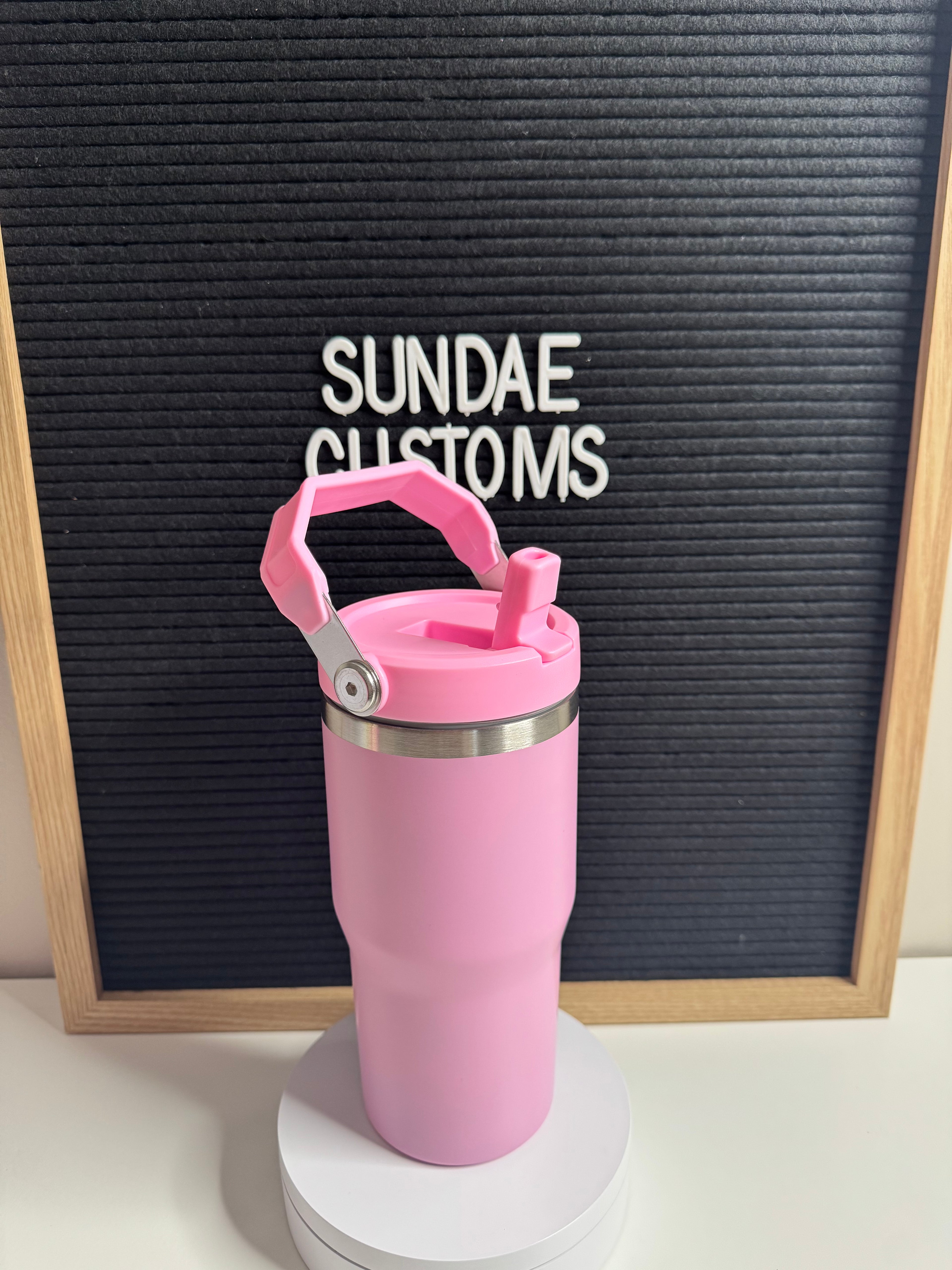 20oz Stainless steel handle water bottle