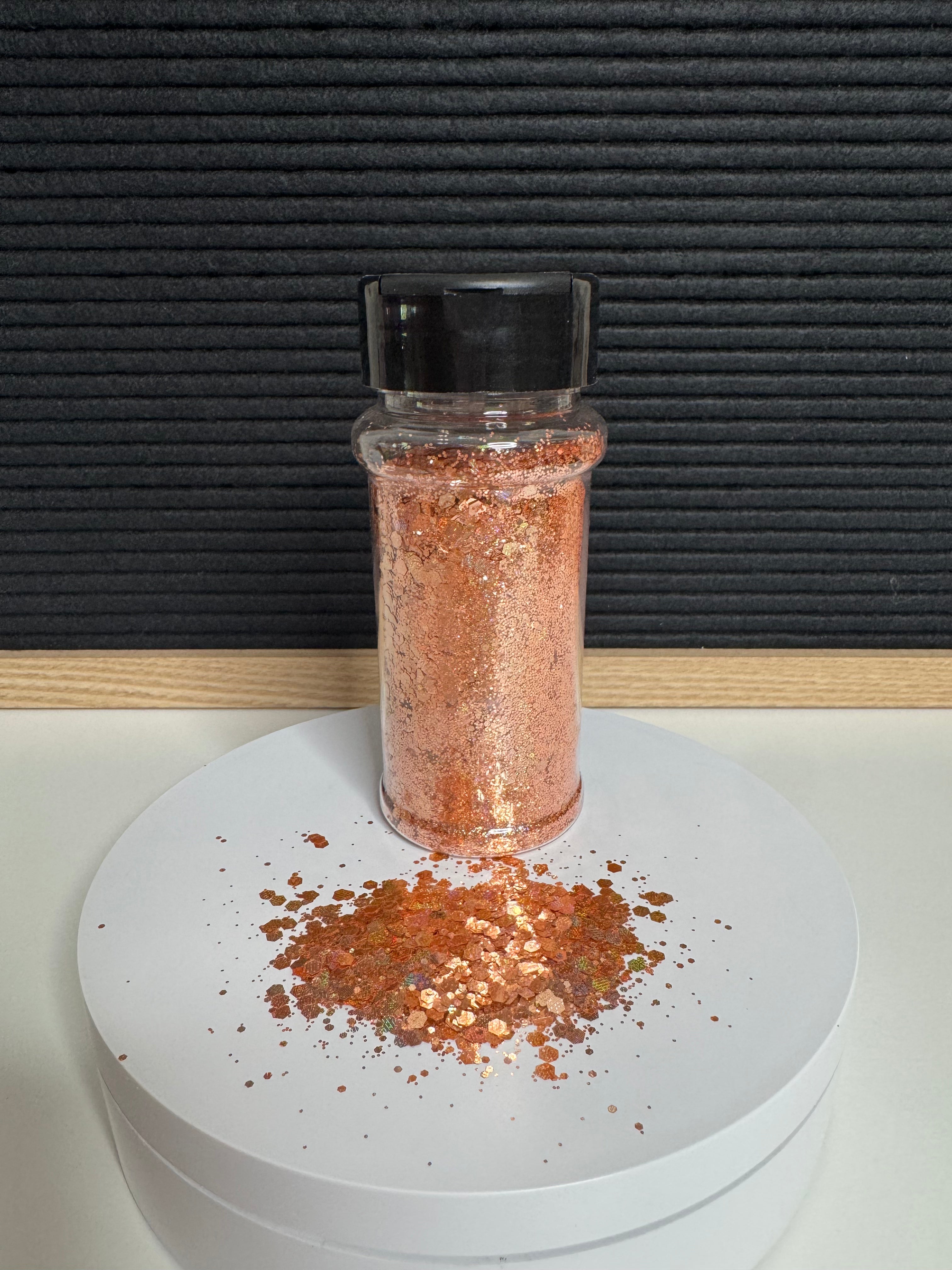 Champagne 50g bottle chunky glitter