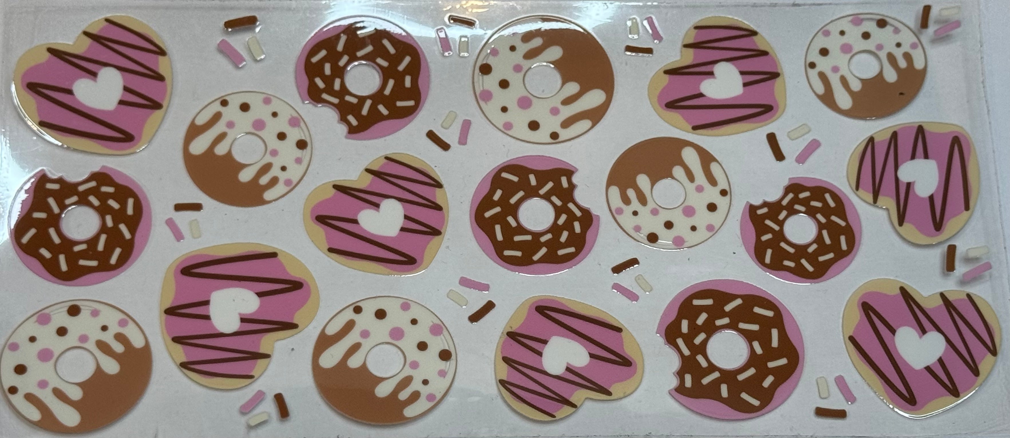 Donuts 16oz Uv DTF Wrap