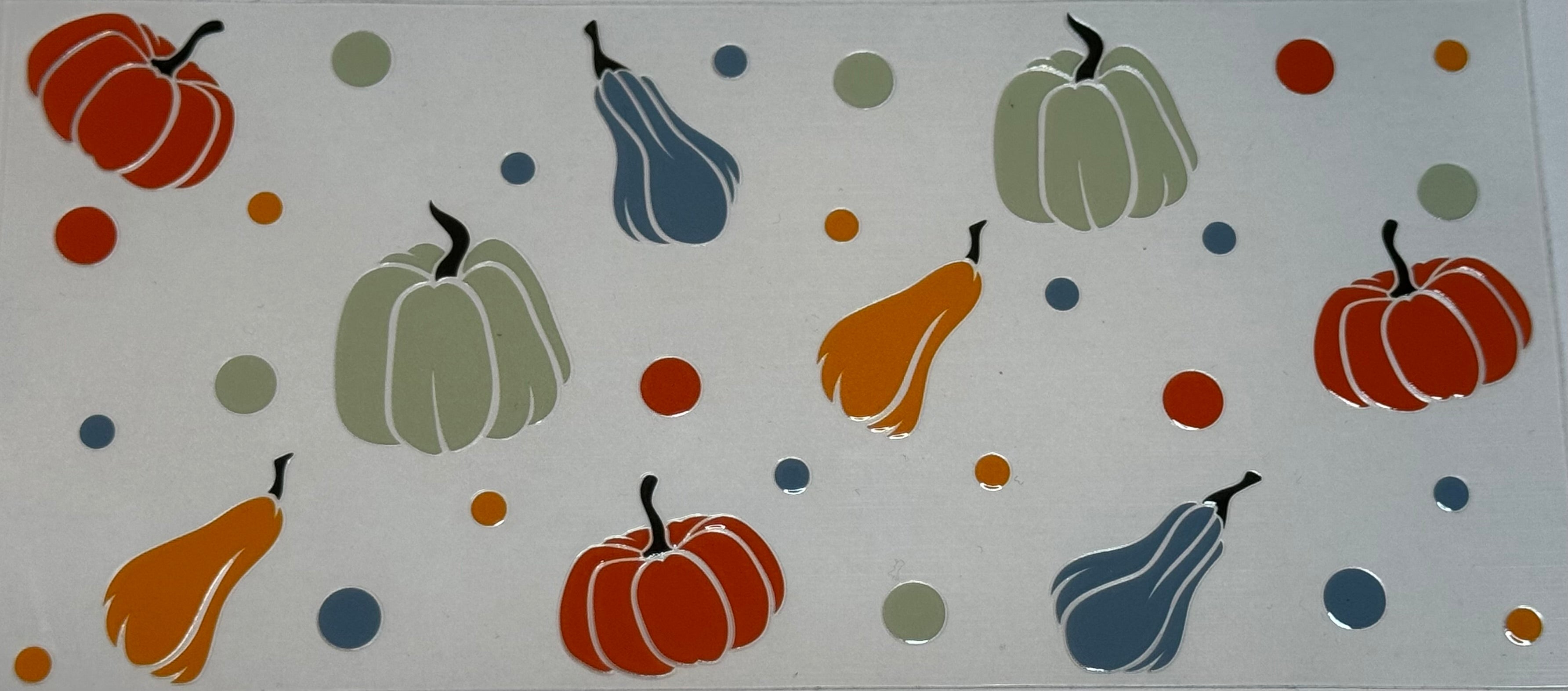 Pumpkins 16oz Uv DTF Wrap