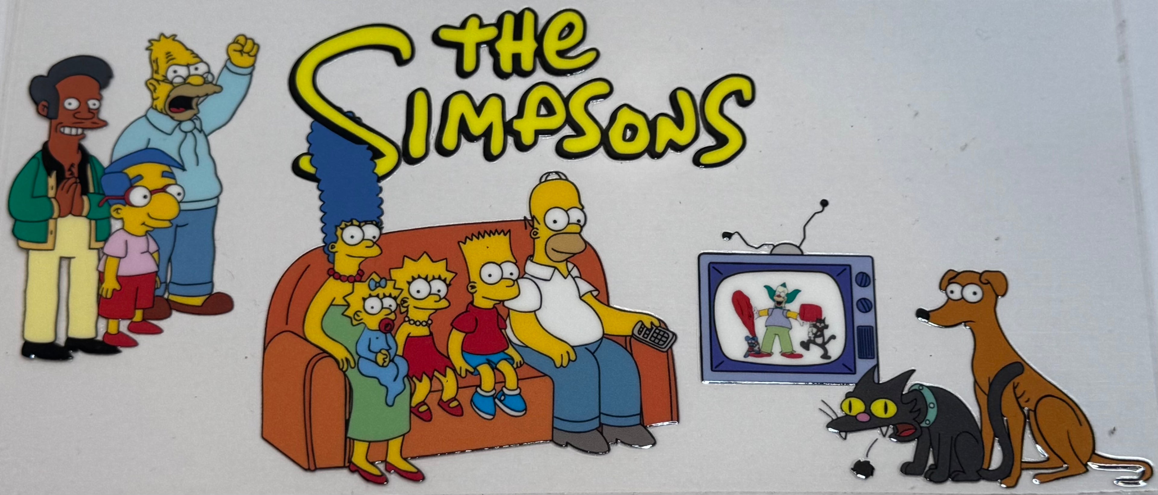 The Simpsons 16oz Uv DTF Wrap