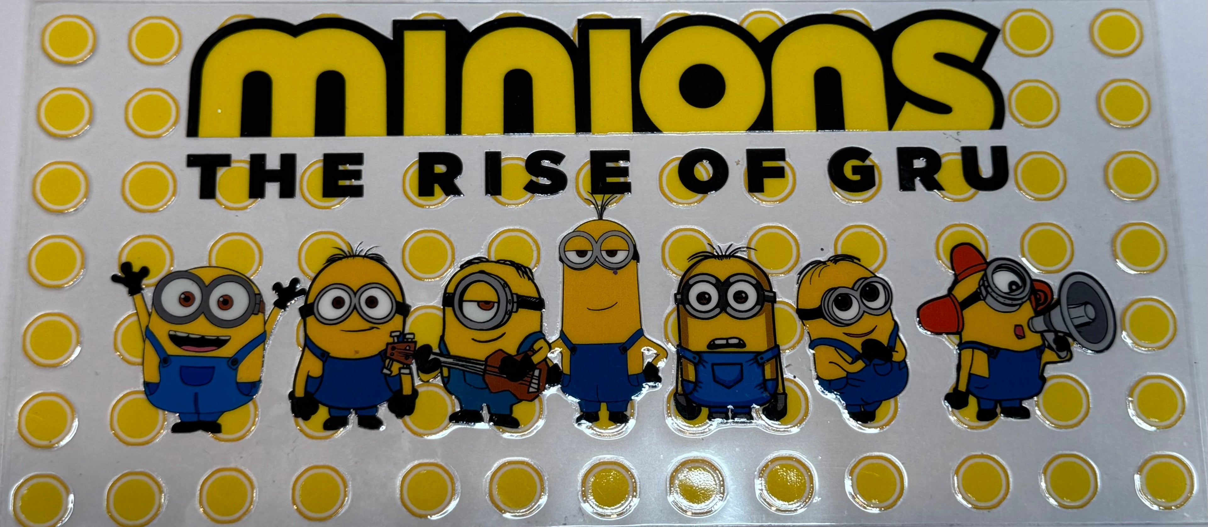 Minions Rise Of The Gru 16oz Uv DTF Wrap