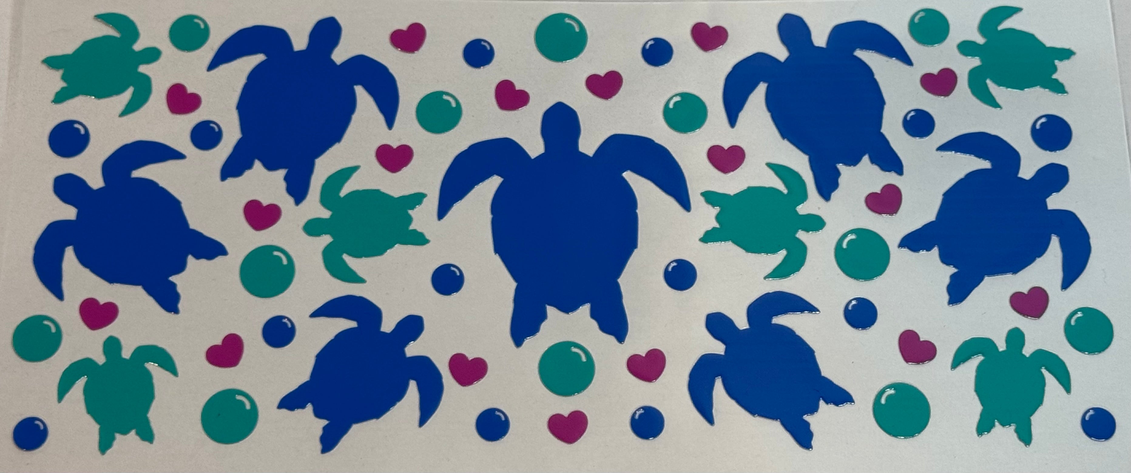 Turtle 16oz Uv DTF Wrap