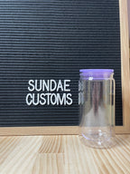 16oz Acrylic Snow Globe Tumbler