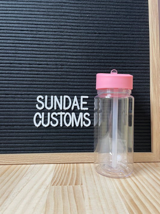 12oz Snow Globe Kids Water Bottle