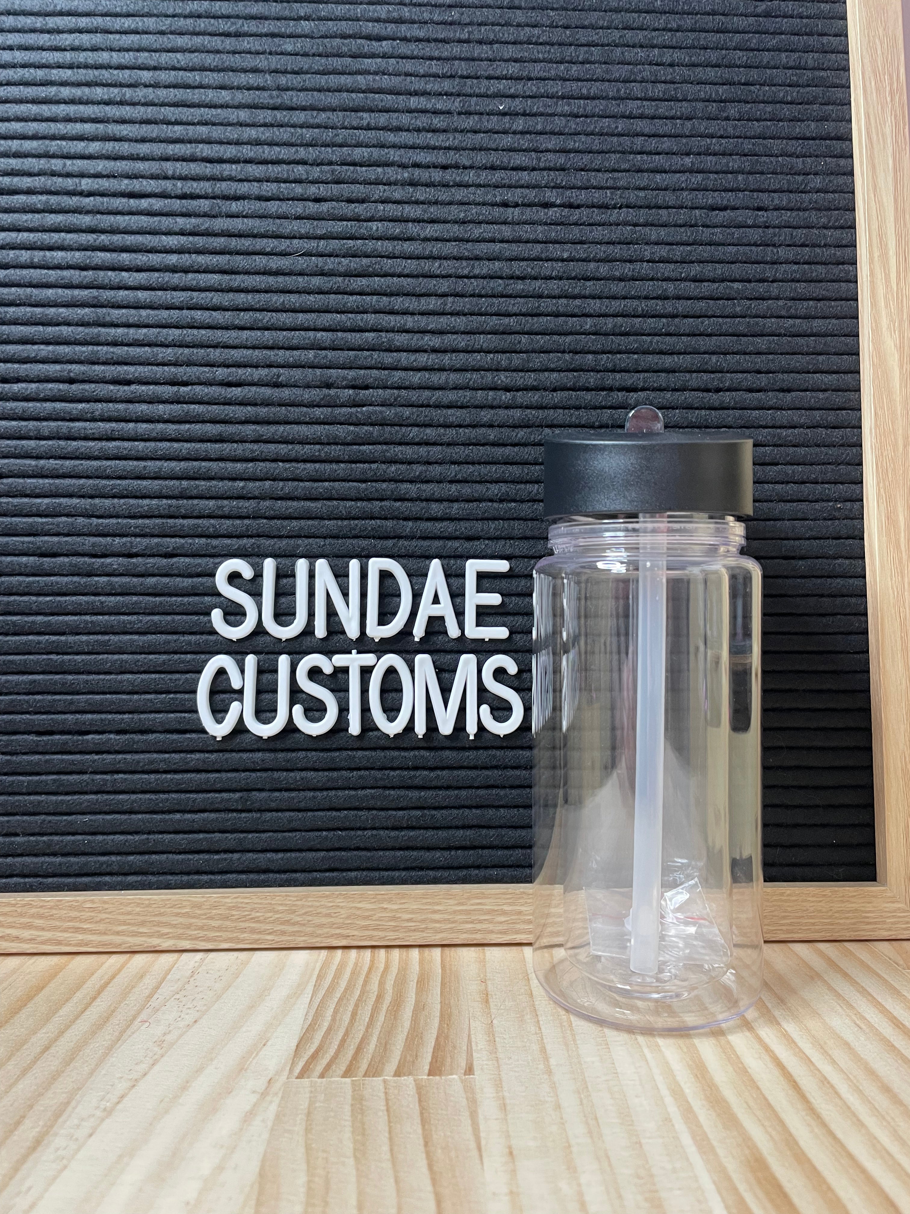 12oz Kids Water Bottle Snow globe