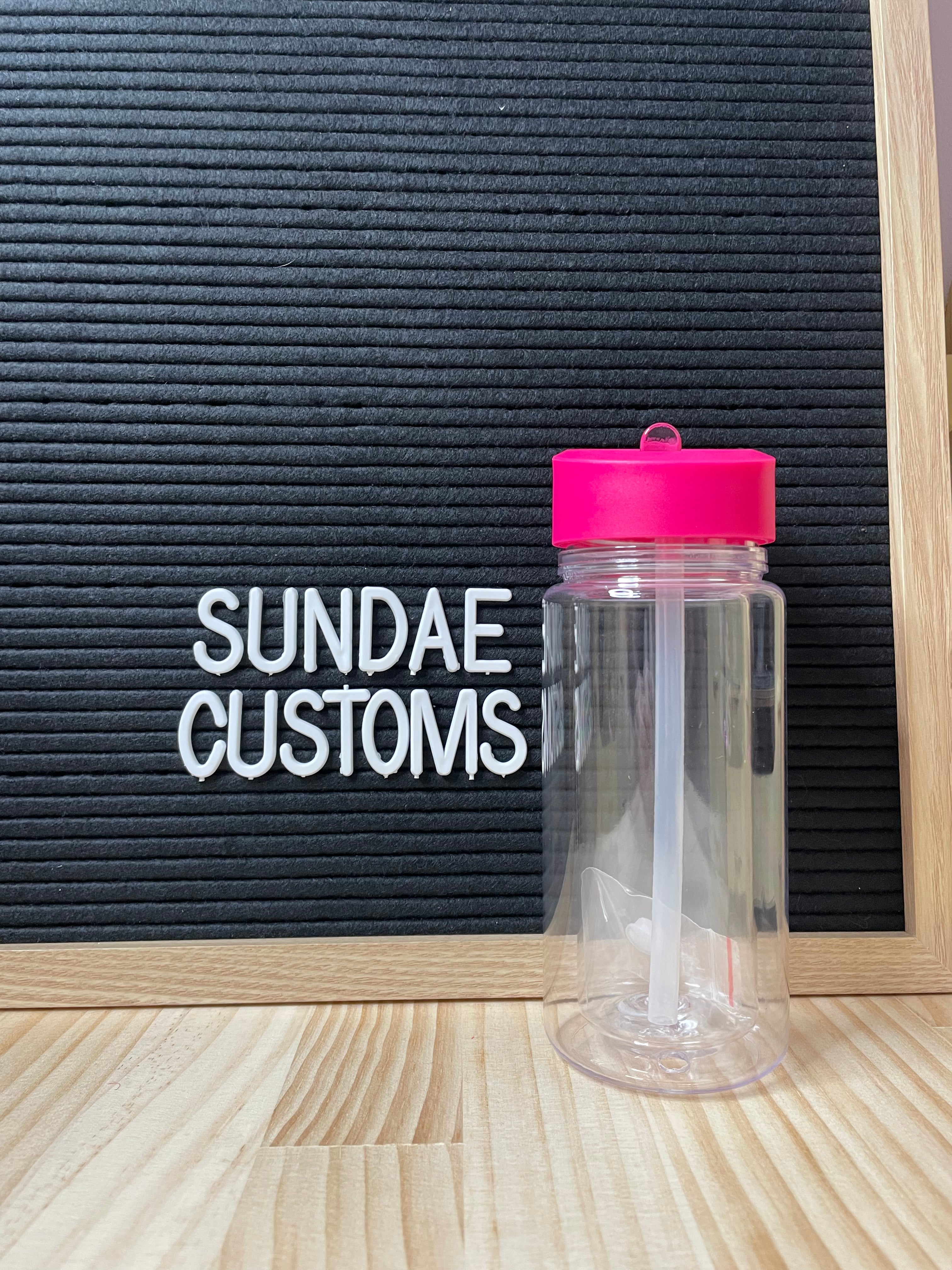 12oz Kids Water Bottle Snow globe