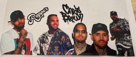 Chris Brown 16oz Uv Dtf Wrap
