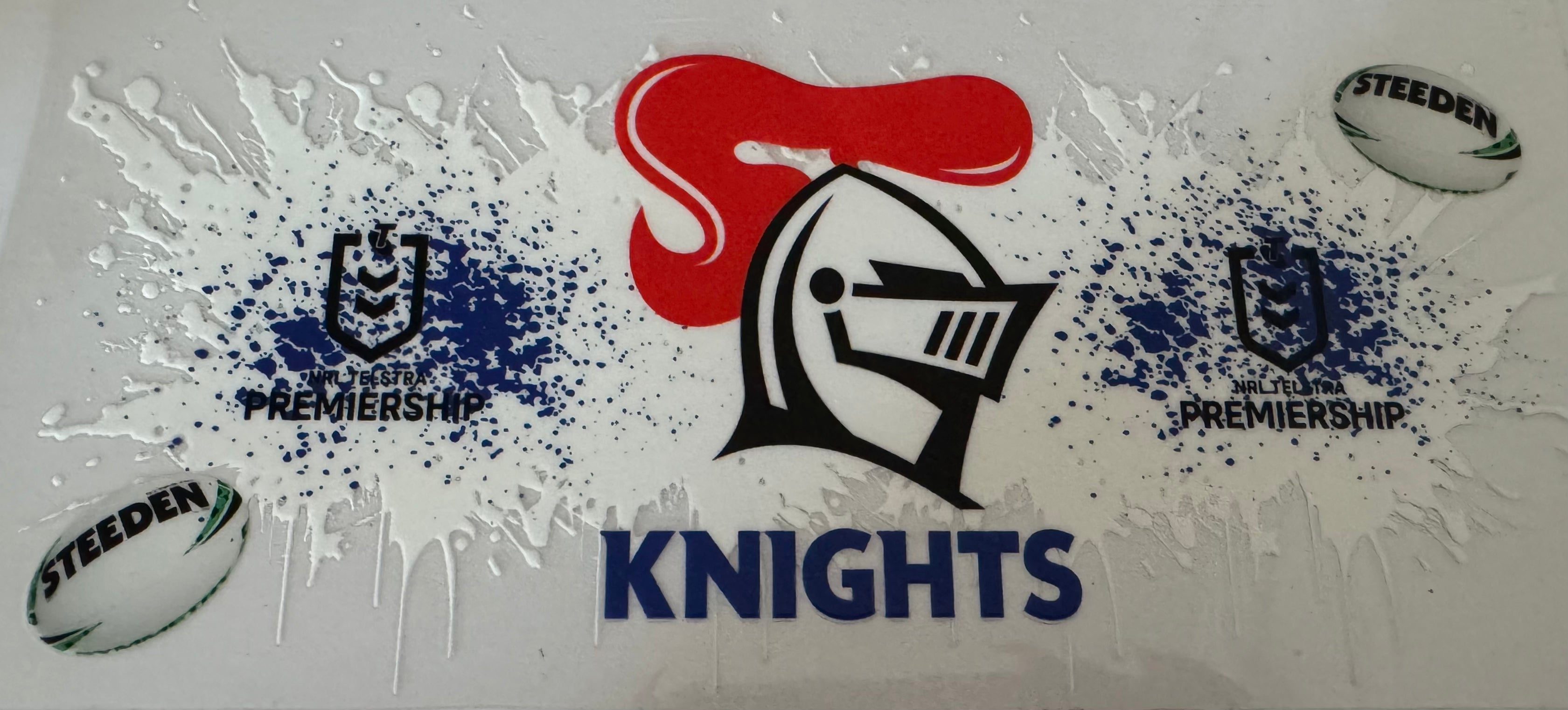 New Castle Knights 16oz Uv DTF Wrap