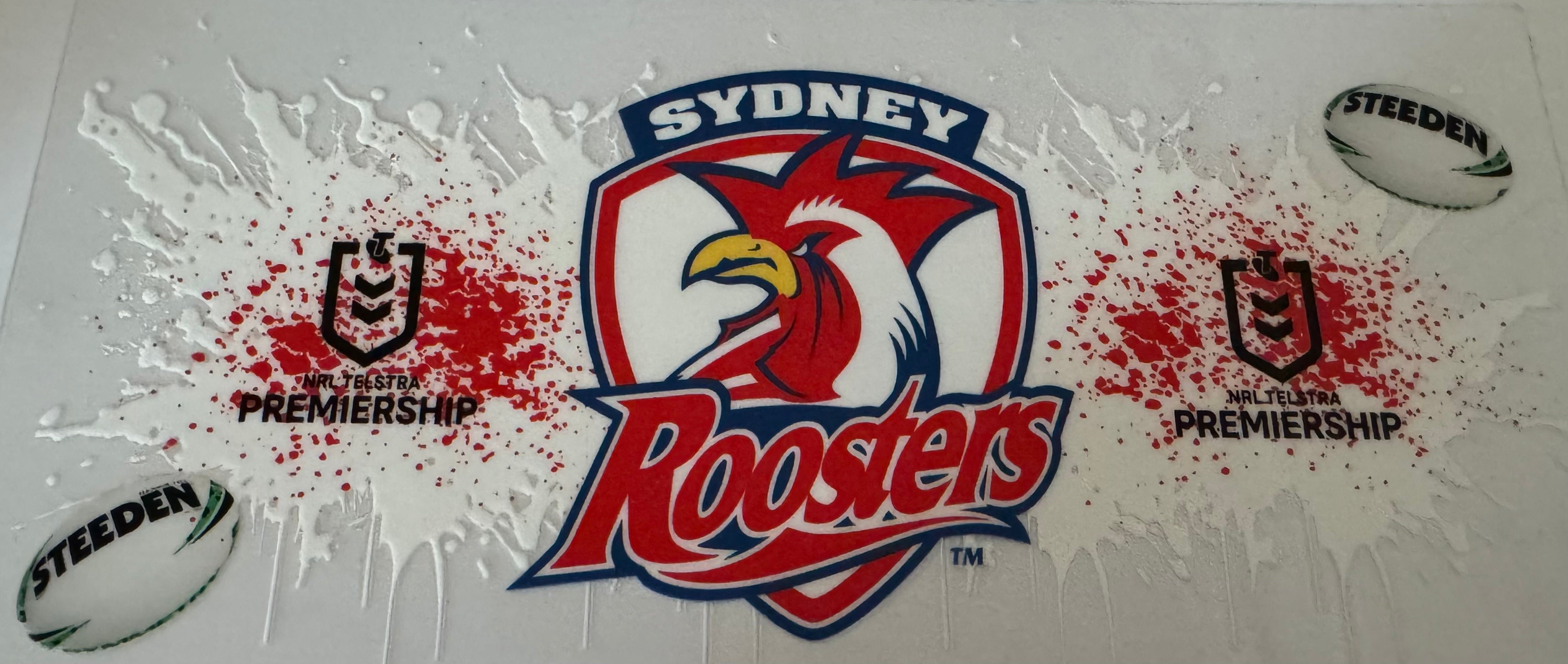 Sydney Roosters 16oz Uv DTF Wrap