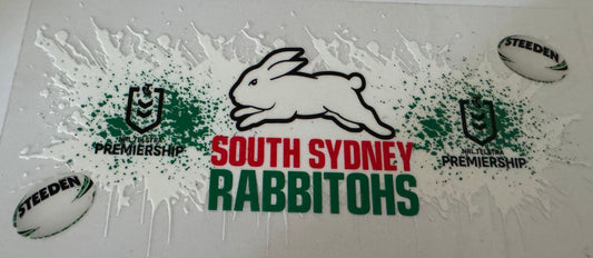 South Sydney Rabbitohs 16oz Uv DTF Wrap