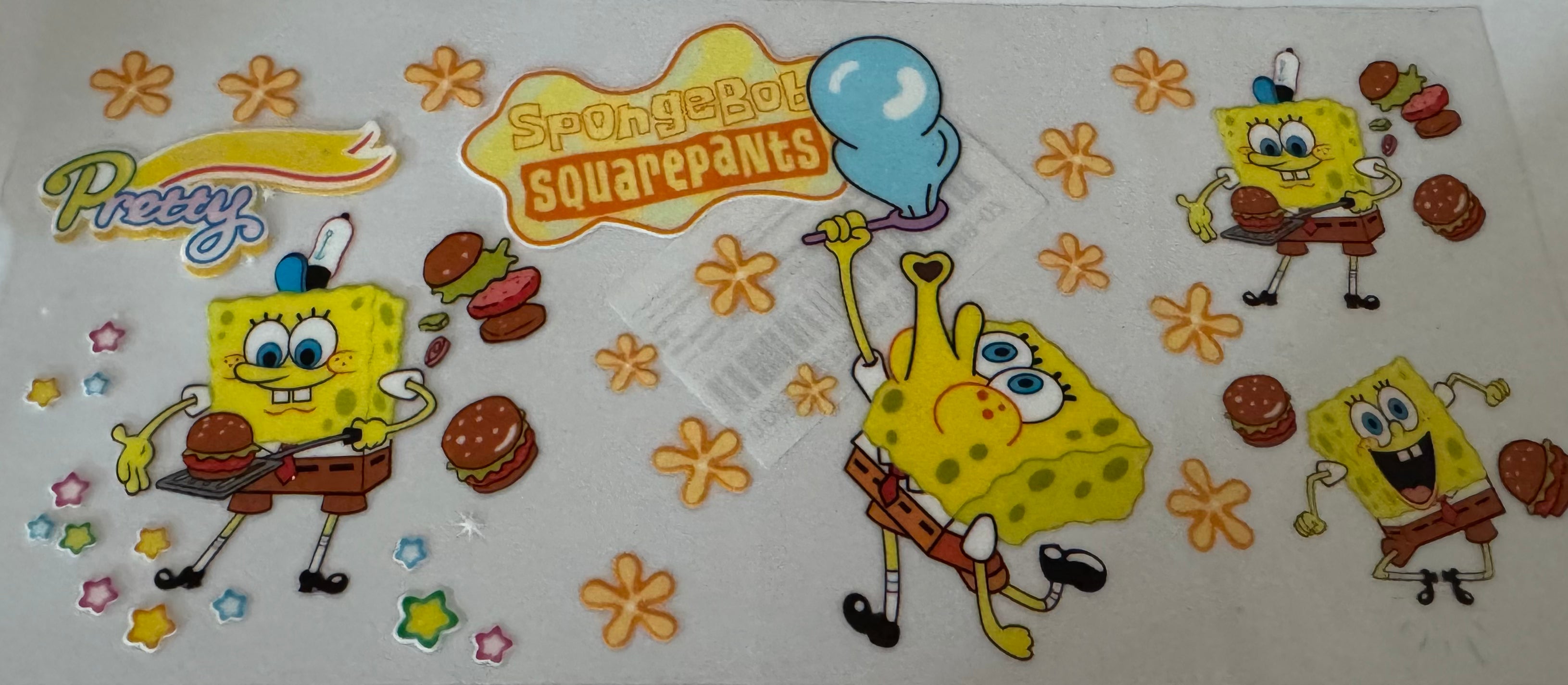 Spongebob 16oz Uv DTF Wrap #3