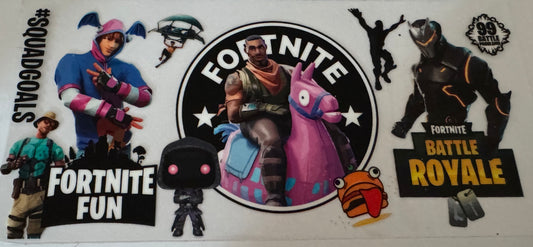 Fortnite 16oz Uv DTF Wrap