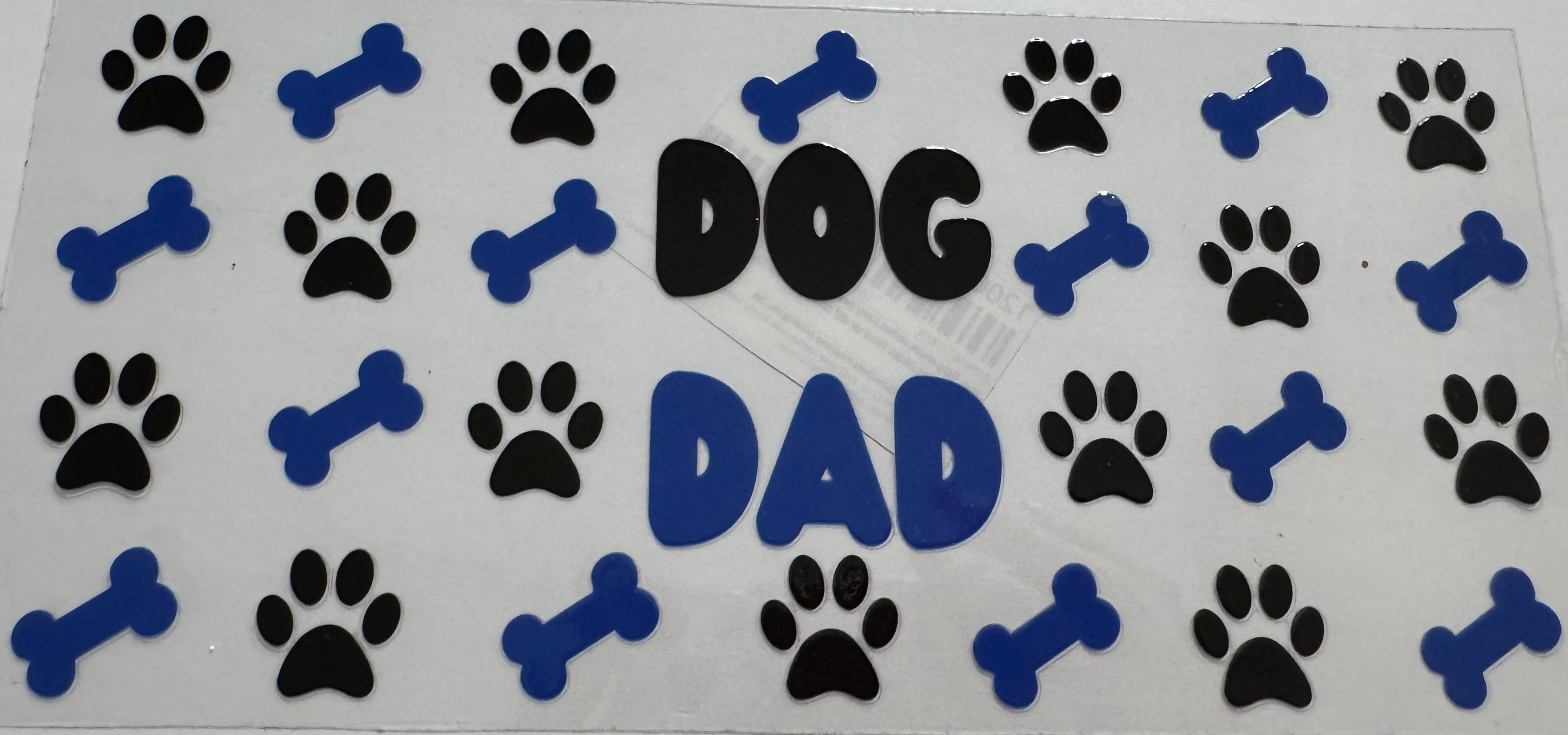 Dog Dad 16oz Uv DTF Wrap