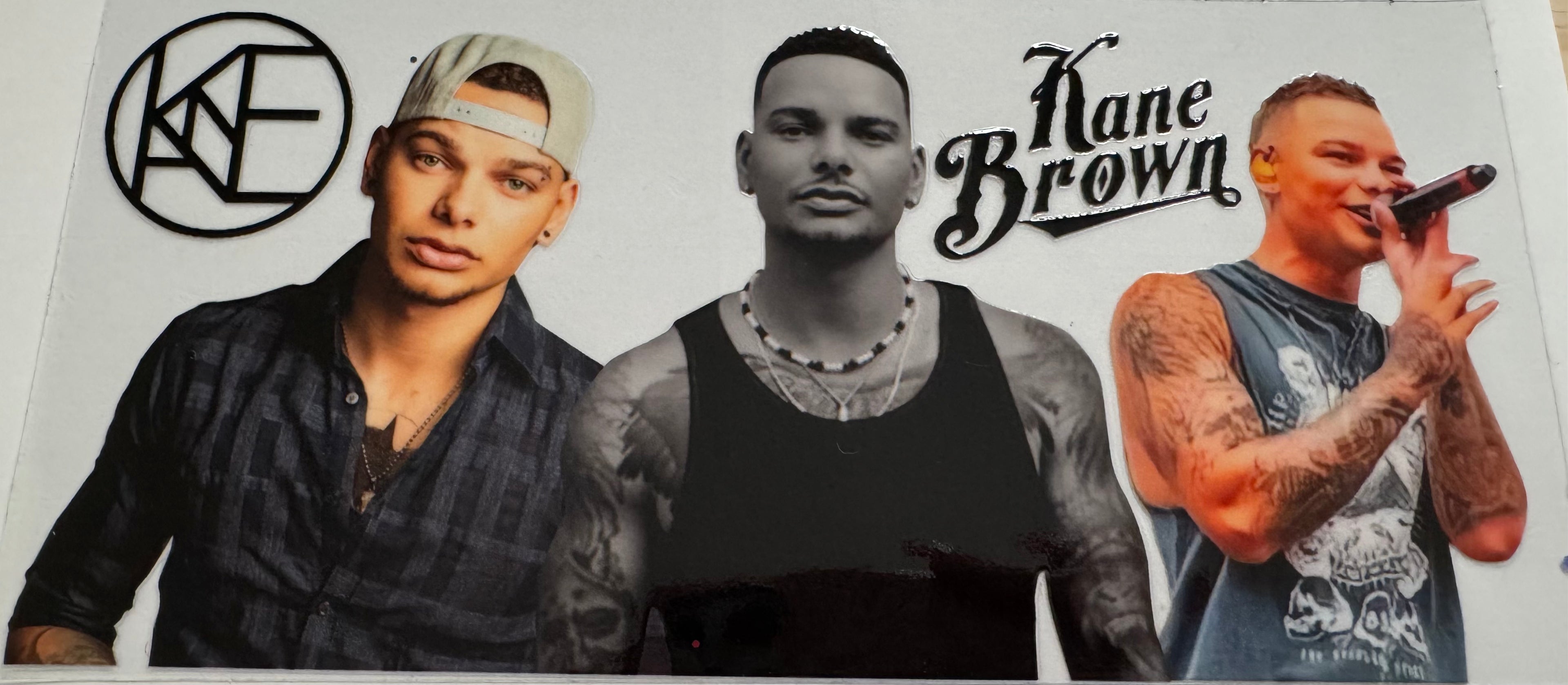 Kane Brown 16oz Uv DTF Wrap