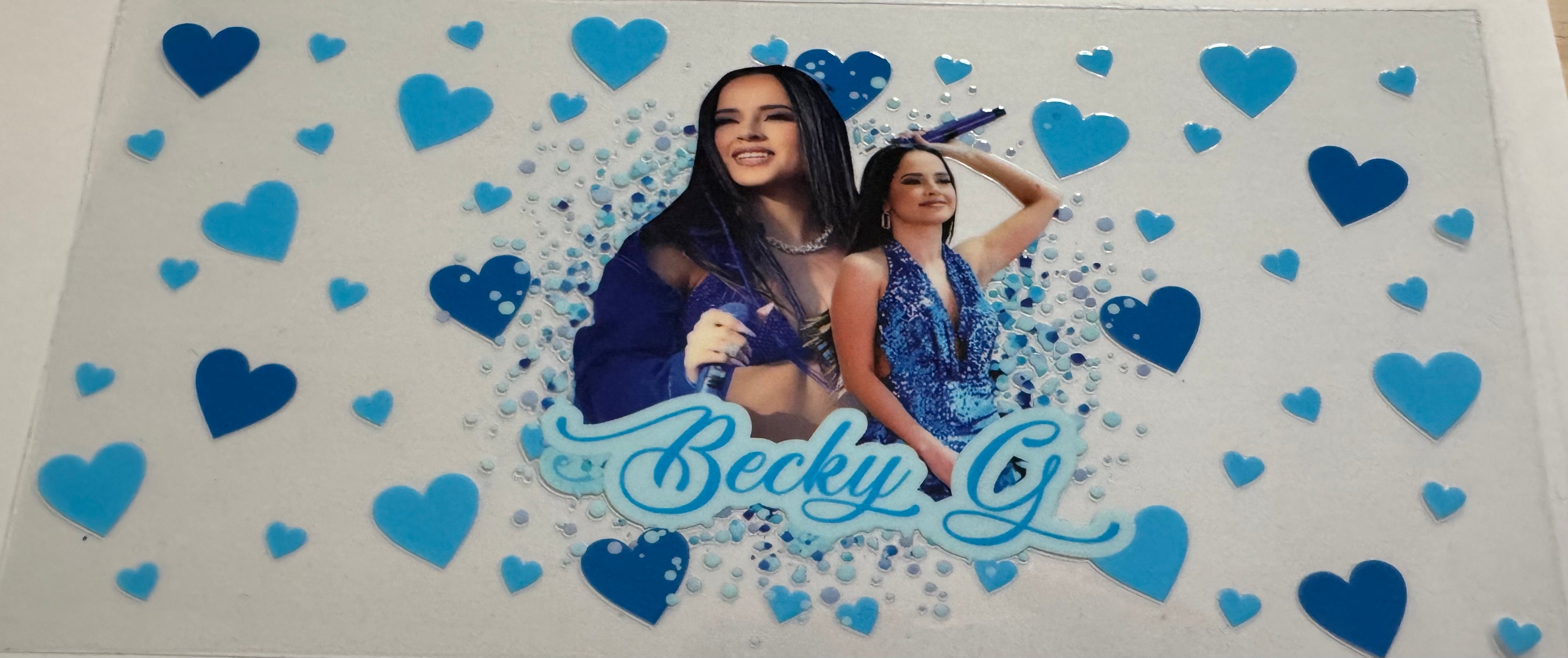 Becky G 16oz Uv DTF Wrap