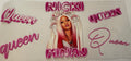 Nicki Minaj 16oz Uv DTF Wrap