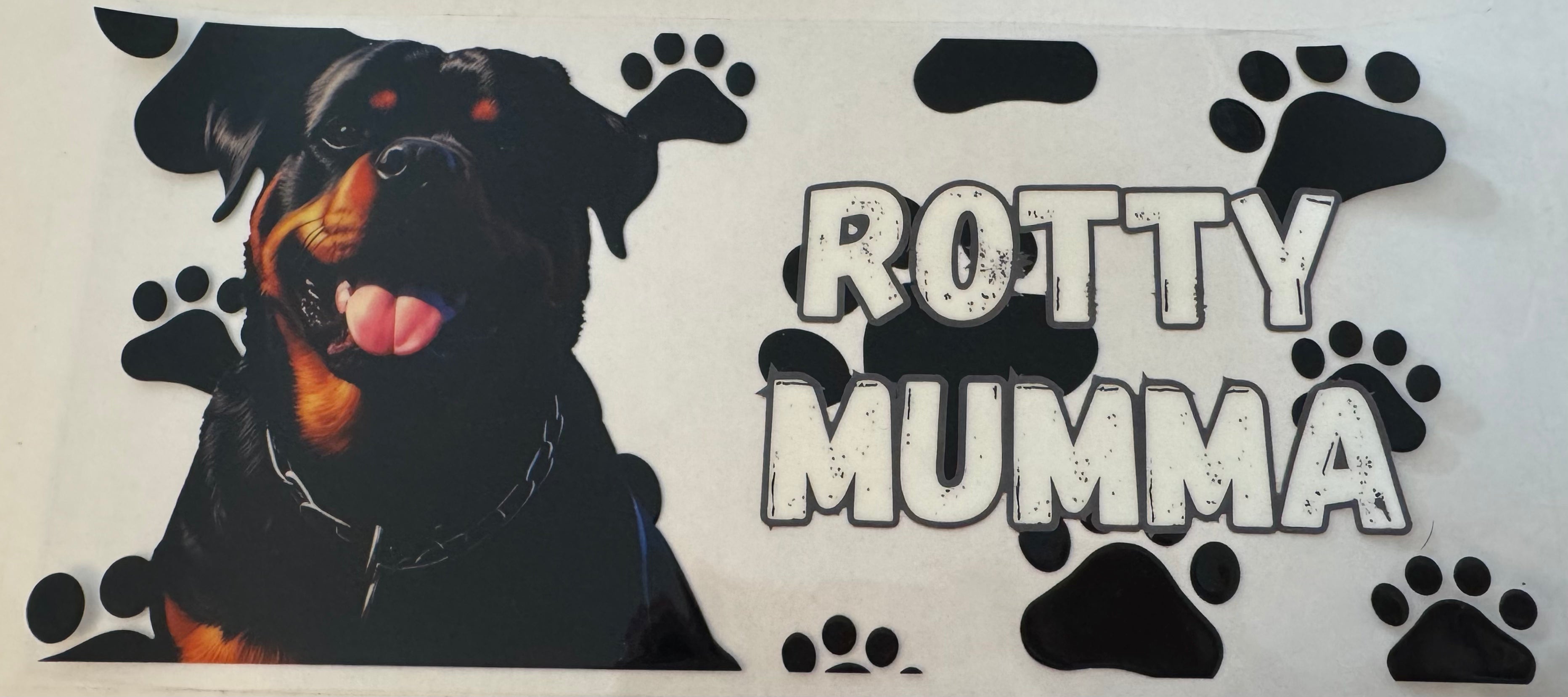 Rotty Mama 16oz Uv DTF Wrap