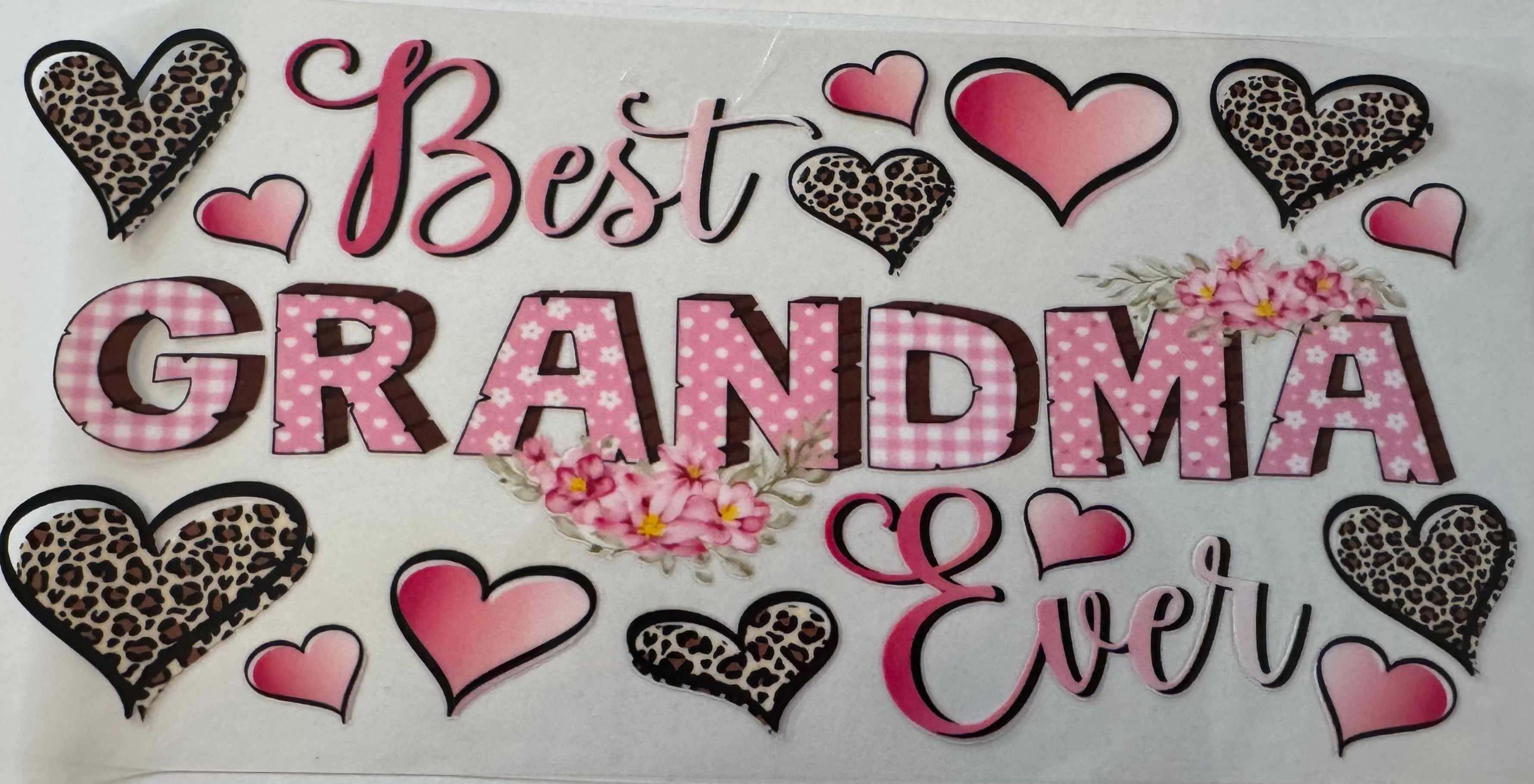 Best Grandma 16oz Uv DTF Wrap