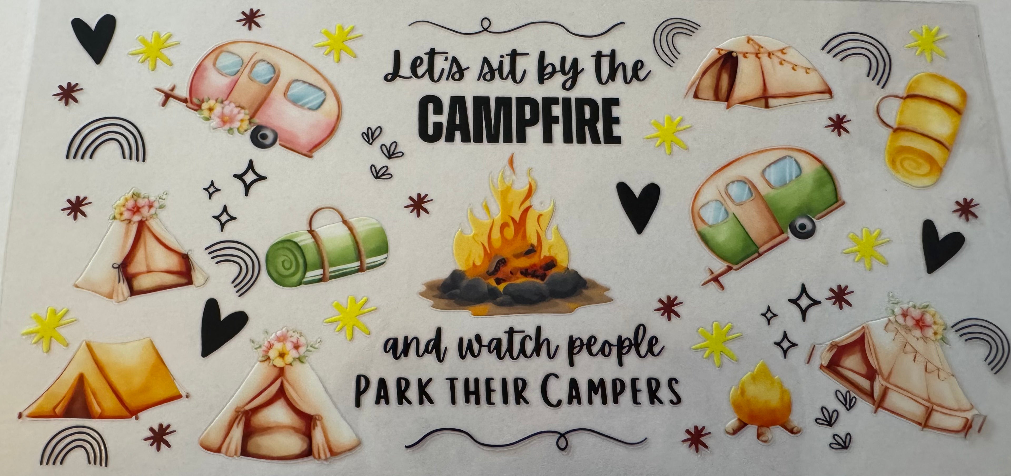 Campfire 16oz Uv DTF Wrap