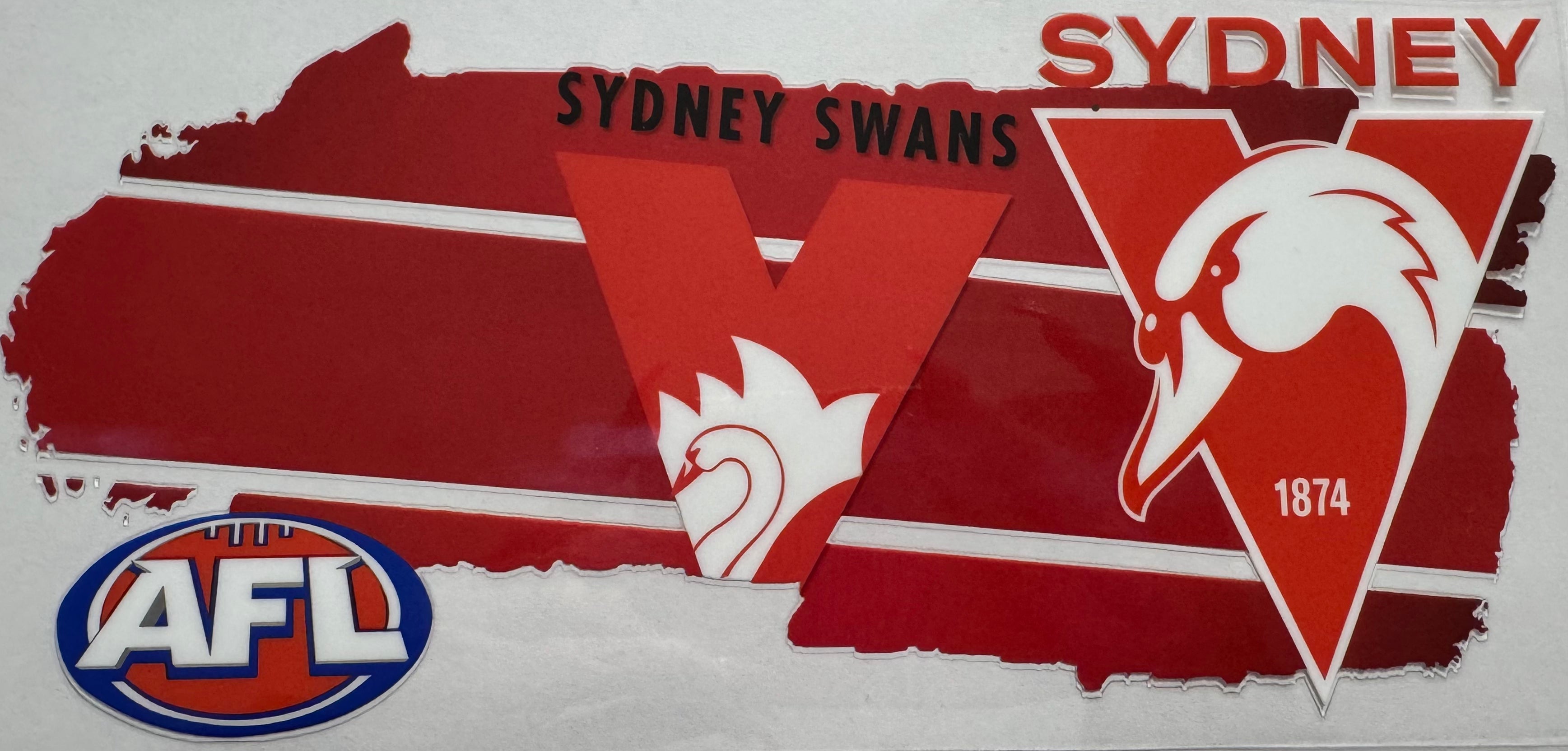 Sydney Swans 16oz Uv DTF Wrap
