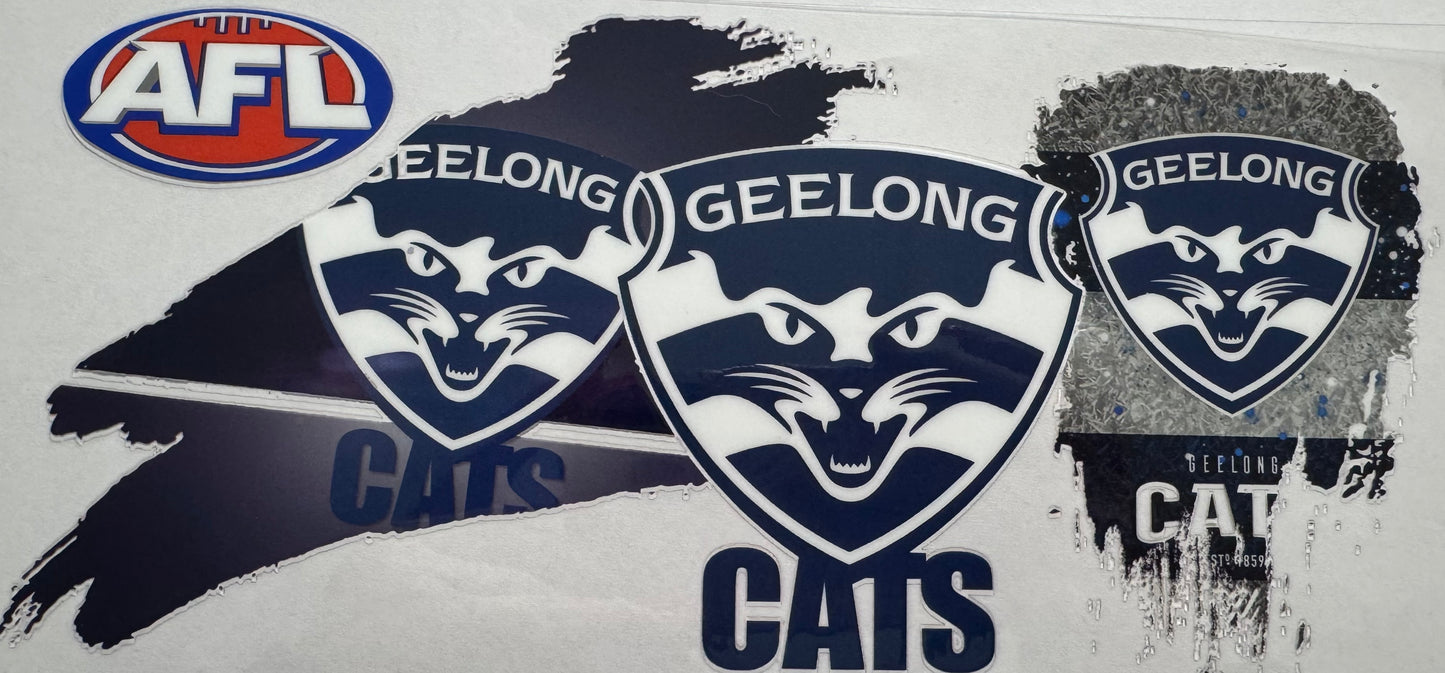 Geelong Cats 16oz Uv DTF Wrap