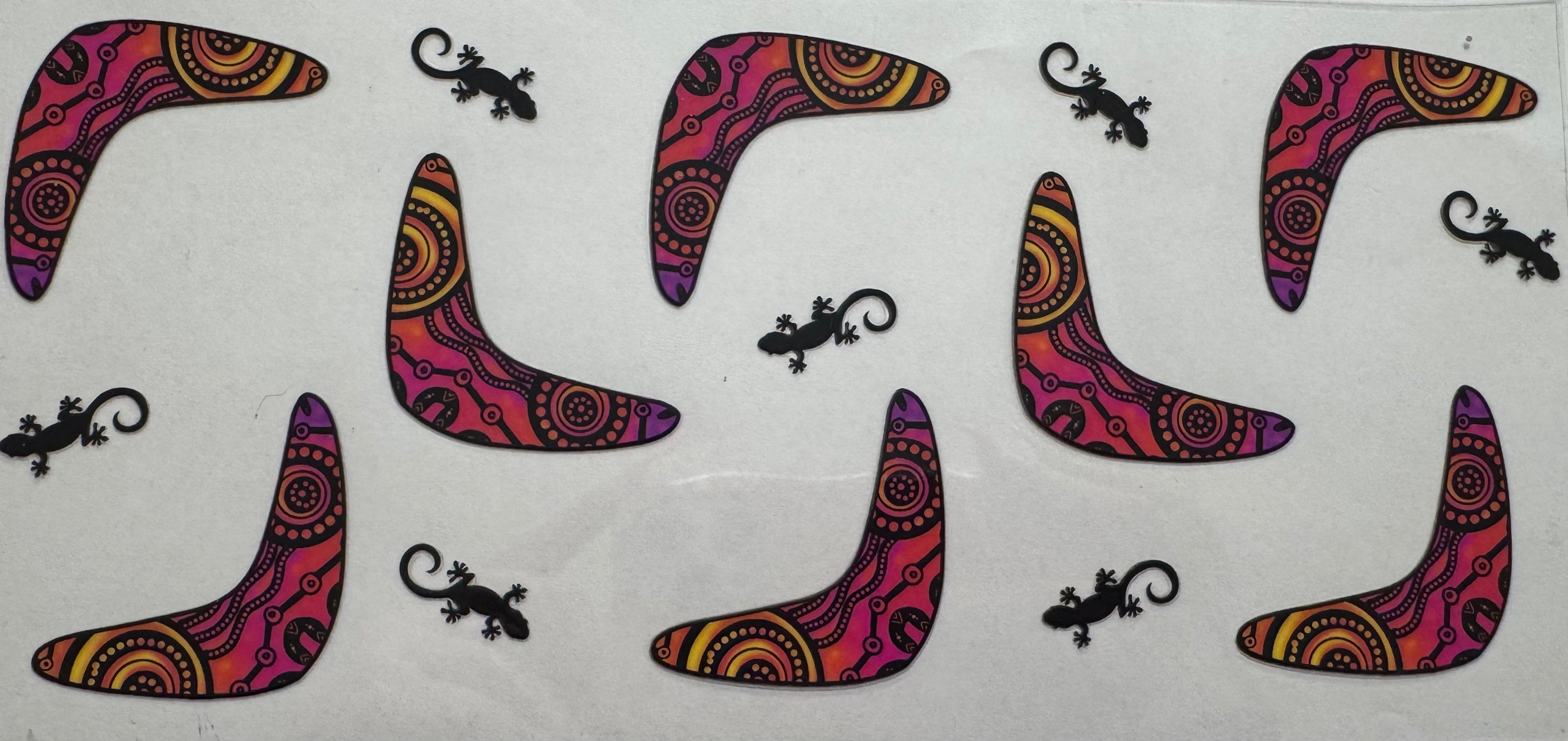 Aboriginal 16oz Uv DTF Wrap #18