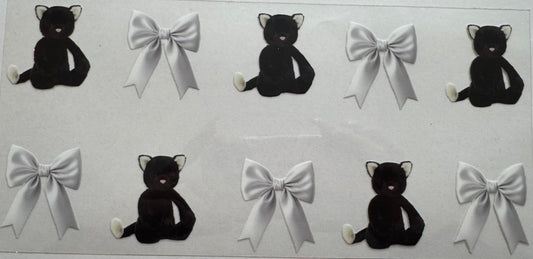 Black cat Jelly cat 16oz Uv DTF Wrap