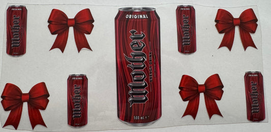 Red Mother 16oz Uv DTF Wrap