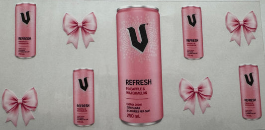 Pineapple and Watermelon 16oz Uv DTF Wrap