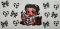 Betty boop drinking chocolate milk 16oz Uv DTF Wrap