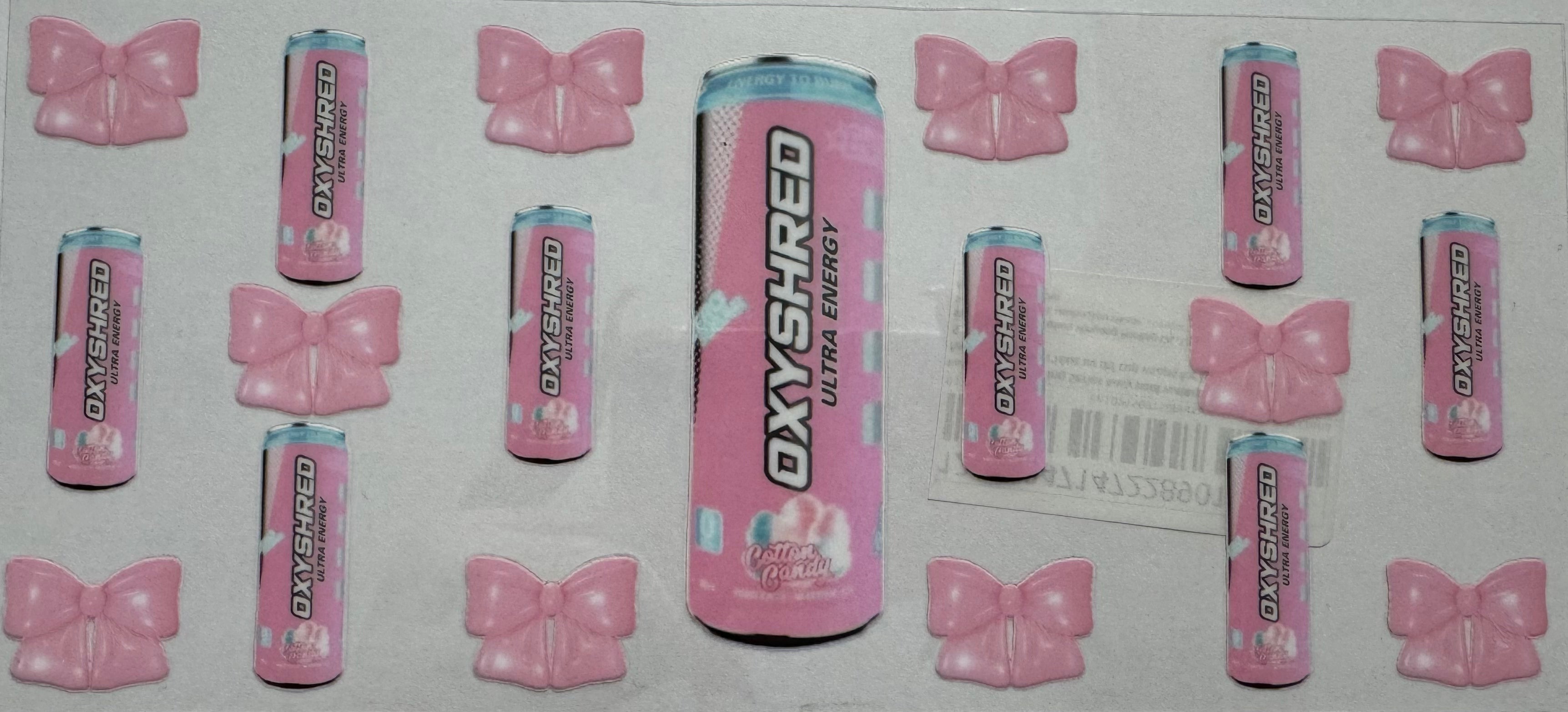 Pink OxyShred 16oz Uv DTF Wrap