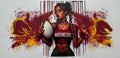Broncos Tattoo girl 16oz Uv DTF Wrap