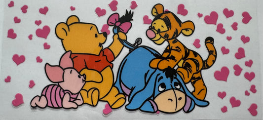 Winnie the Pooh 16oz Uv DTF Wrap #3