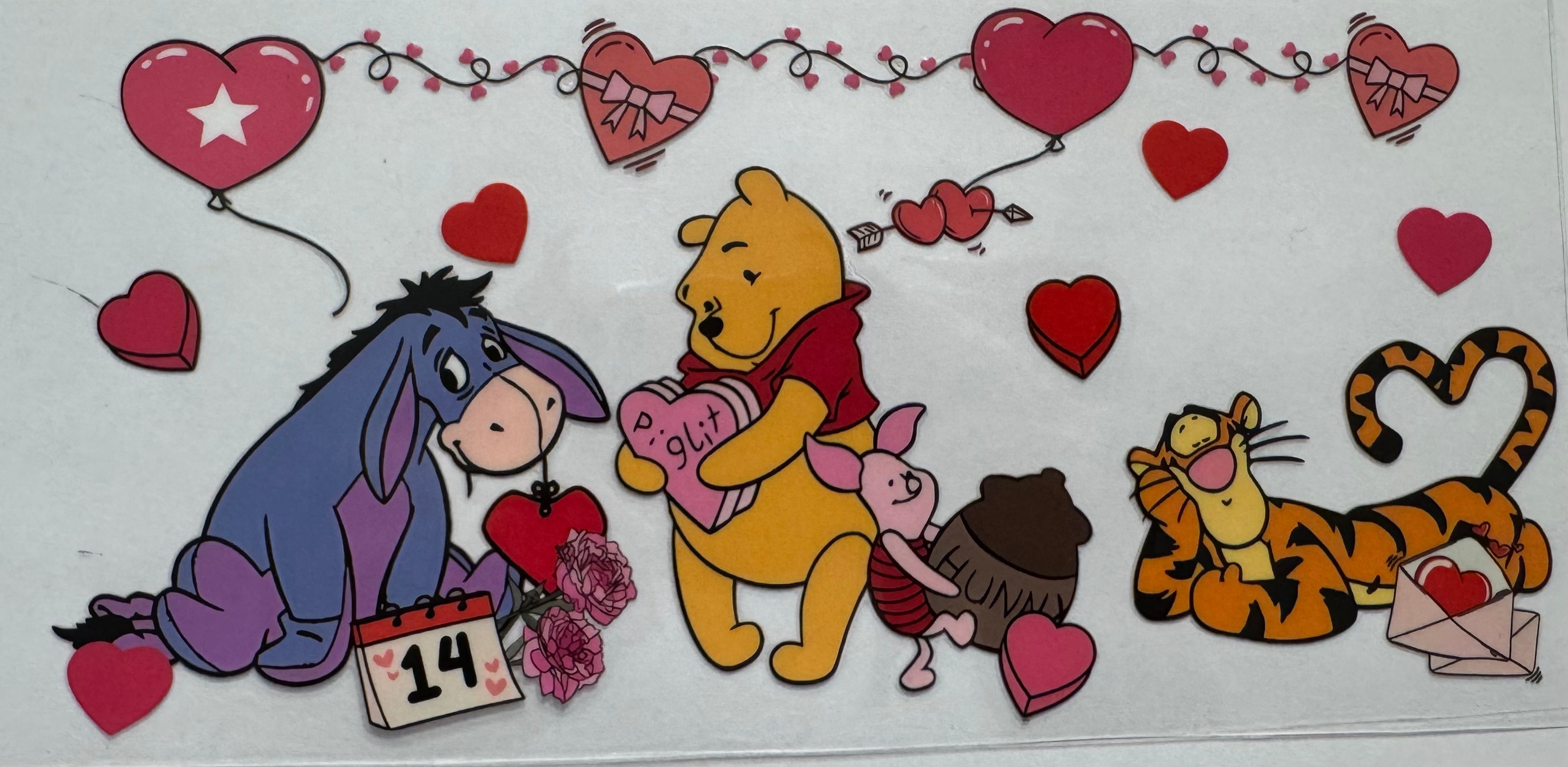 Winner the Pooh 16oz Uv DTF Wrap #6