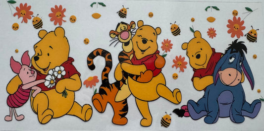 Winnie the Pooh 16oz Uv DTF Wrap #7