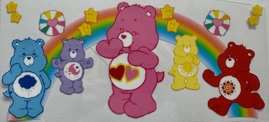 Care Bear 16oz Uv DTF Wrap #1