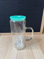20oz Glass Snow Globe Handle
