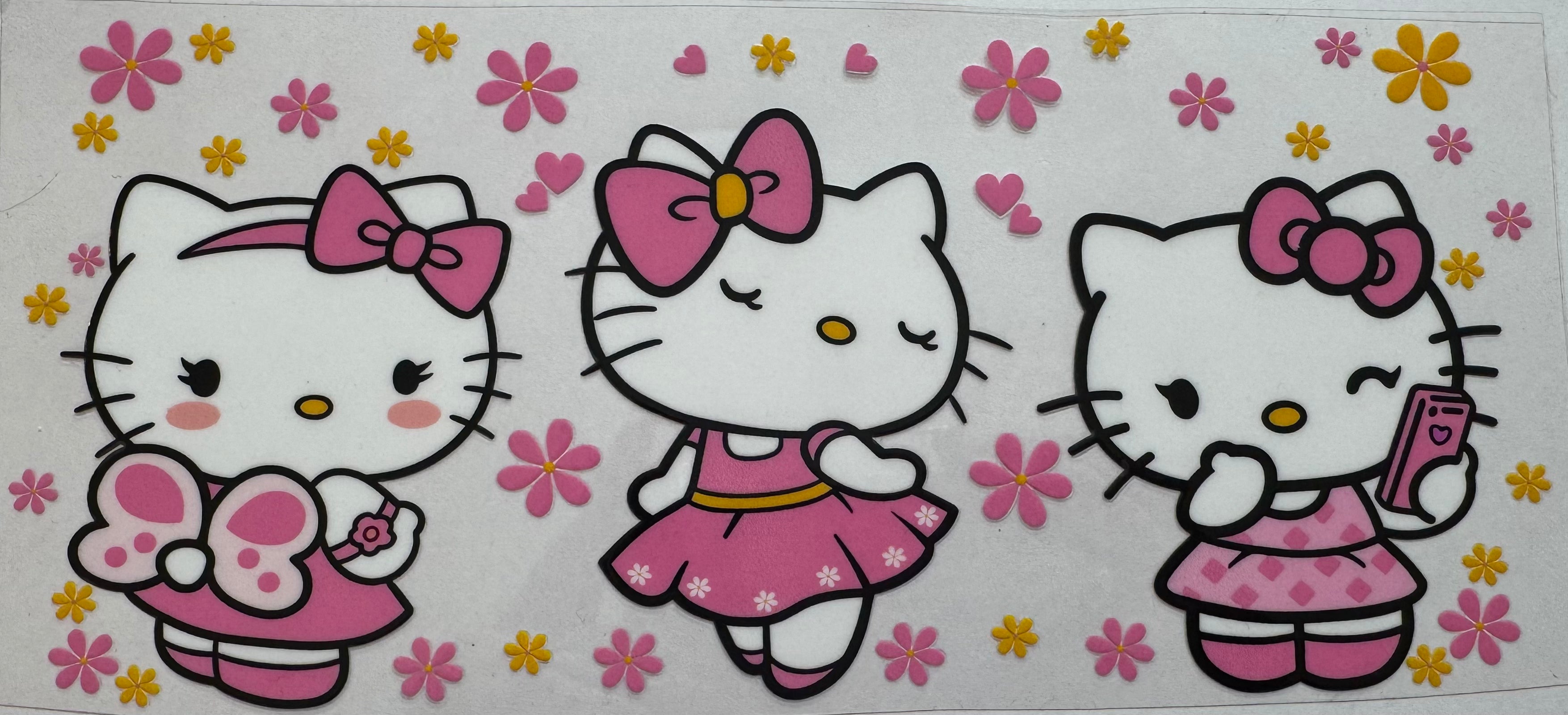 Hello Kitty 16oz Uv DTF Wrap #1