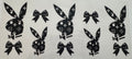 Black Lv Playboy 16oz Uv DTF Wrap
