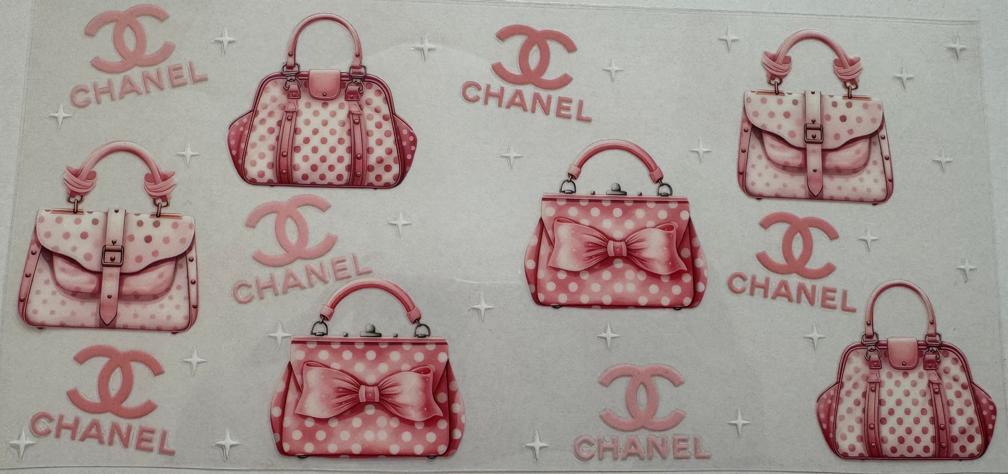 Chanel 16oz Uv DTF Wrap #3